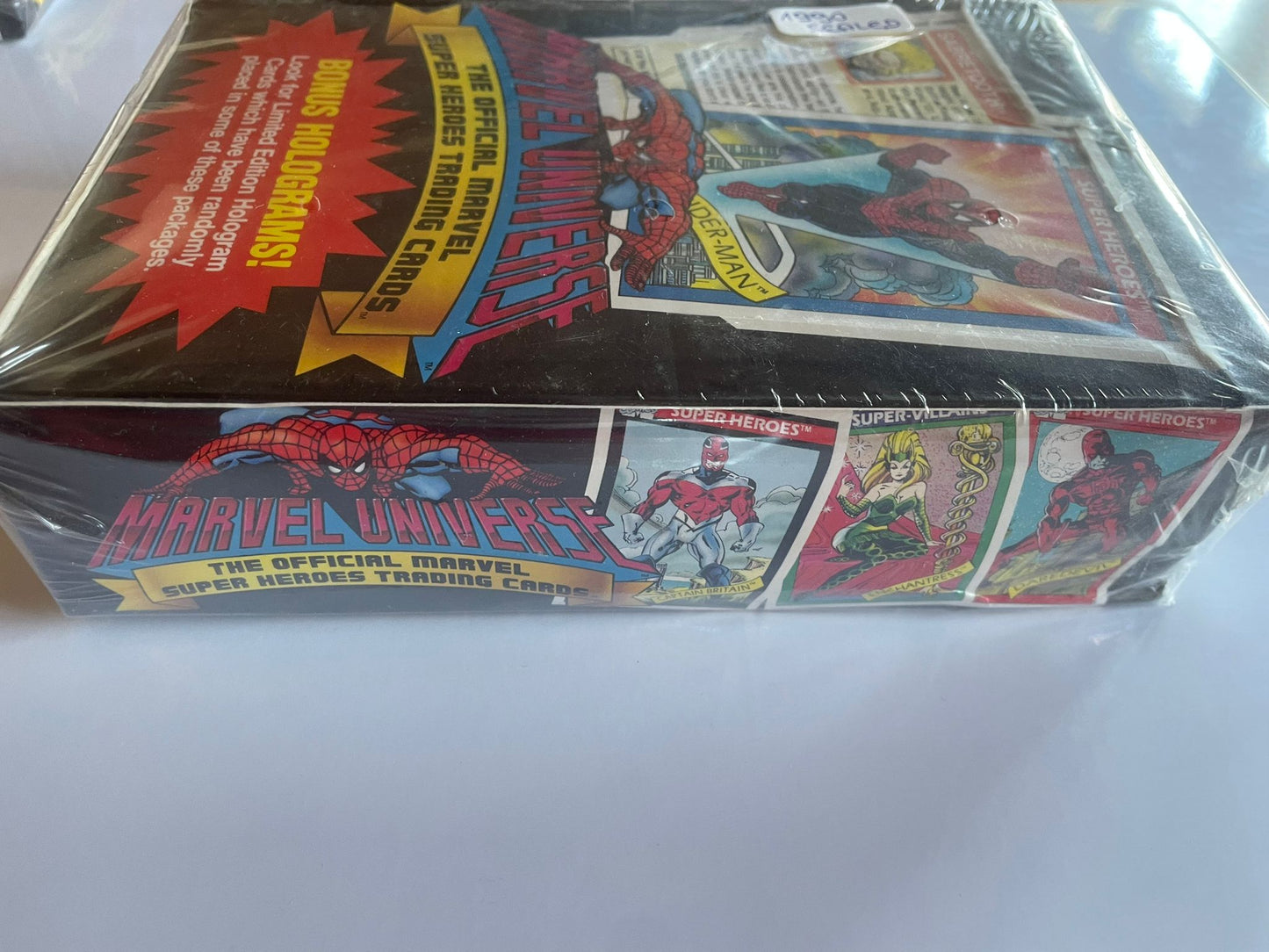 1990 Impel – Marvel Universe Cartes Officielles Super-Héros – Boîte Complète et scellée
