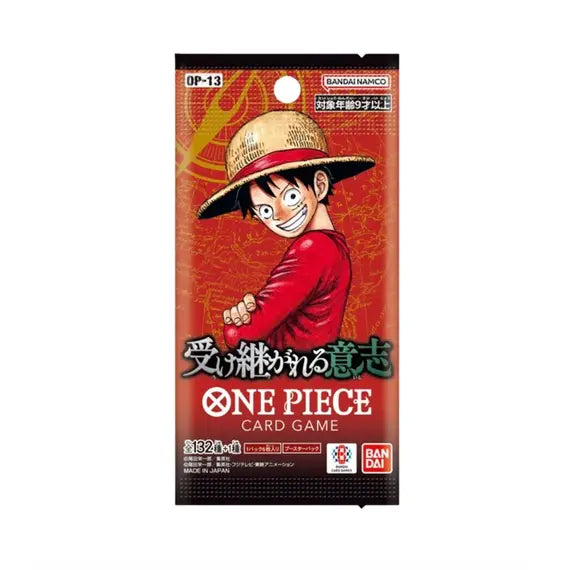 Booster One Piece OP-13 Carrying on His Will – Édition Japonaise, Neuf & Scellé
