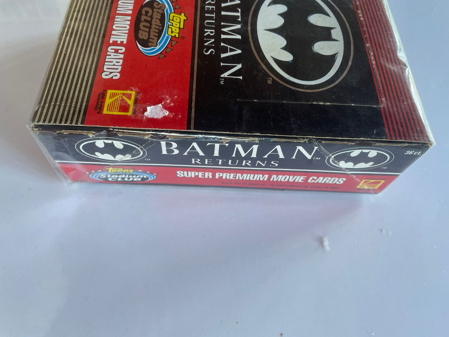 1991 Batman Returns – Stadium Club Super Premium Movie Cards – Boîte complète scellée 36 packs