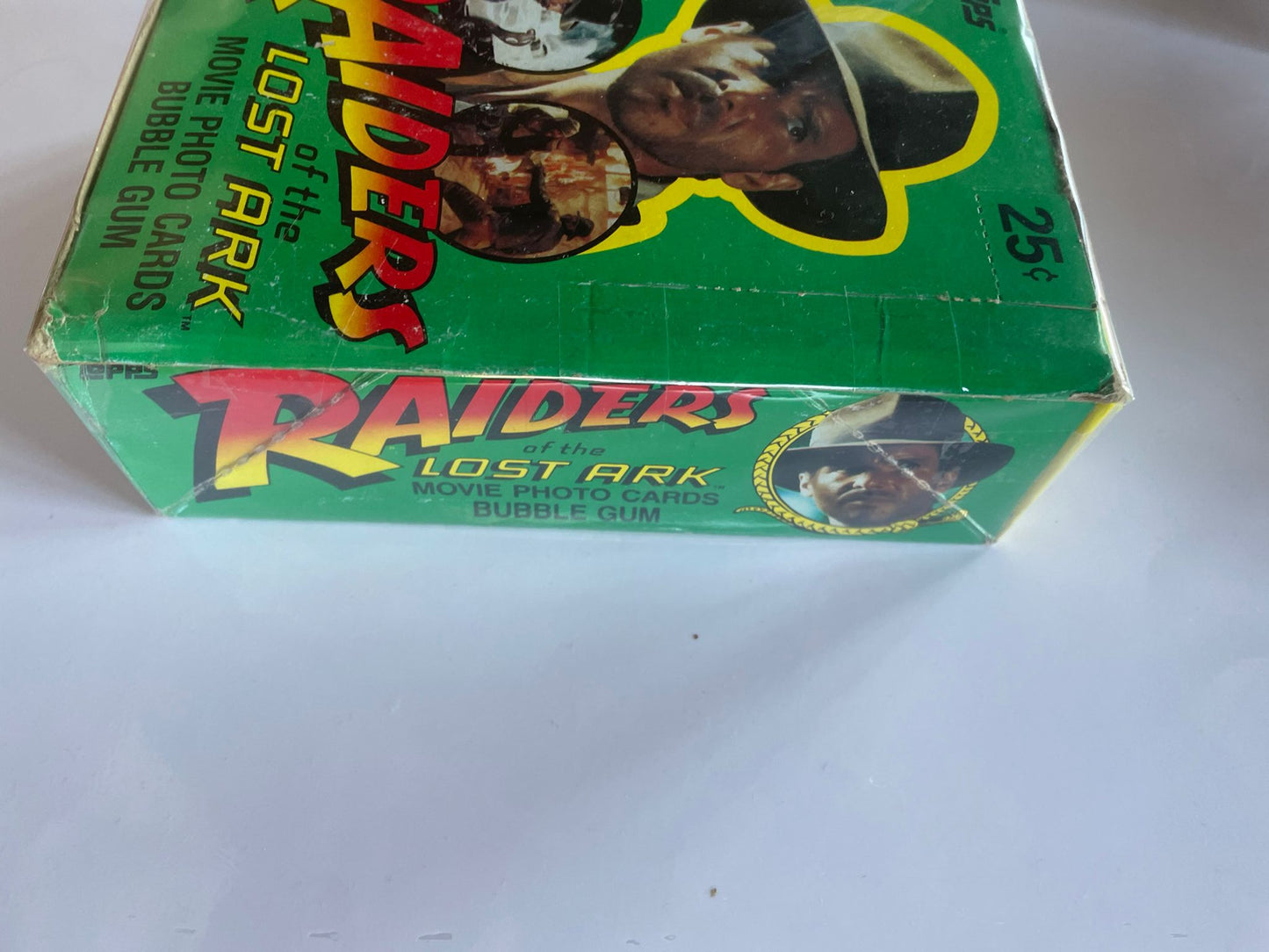 1981 Topps Raiders of the Lost Ark Movie Photo Cards – Boîte complète 36 packs scellés + Bubble Gum