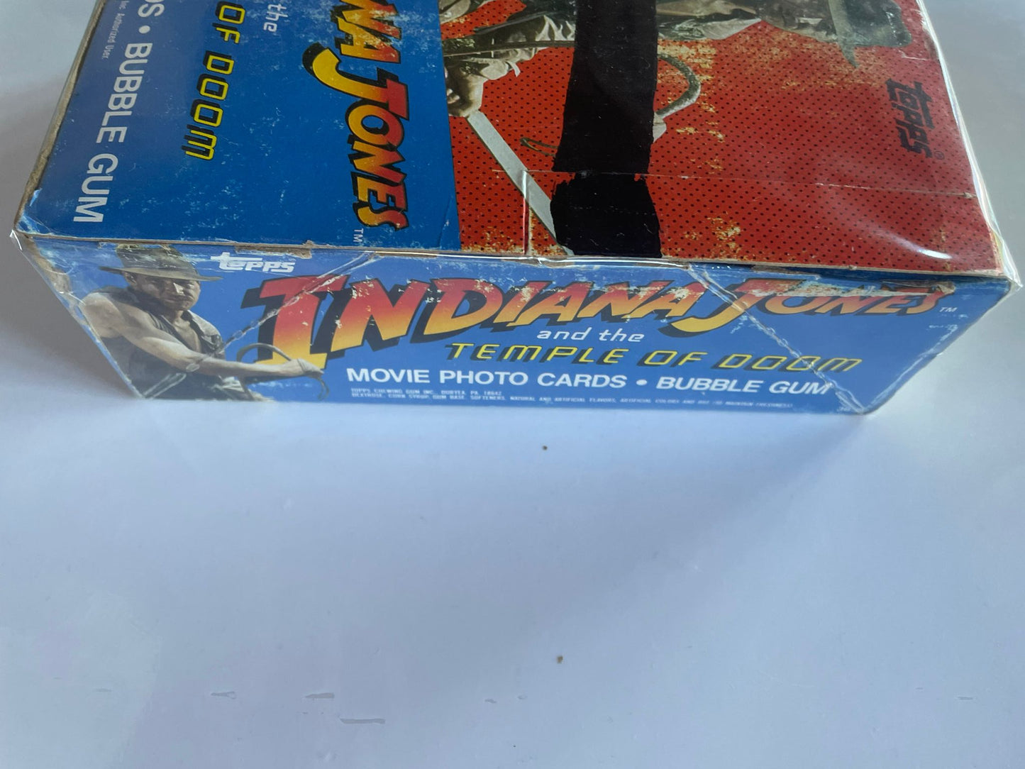 36x Packs Indiana Jones and the Temple of Doom (1984) â Movie Photo Cards & Bubble Gum Vintage