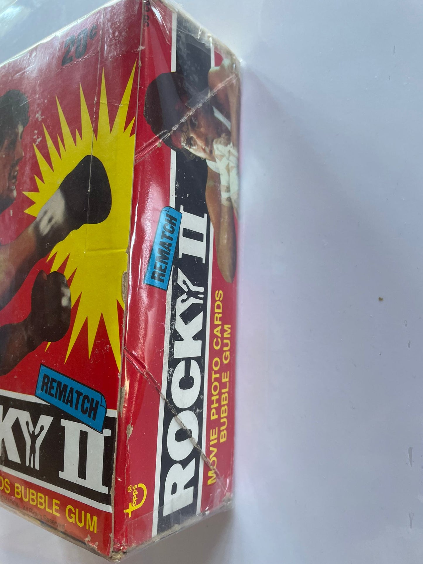 36x Packs Rocky II â The Rematch Movie Photo Cards & Stickers Bubble Gum Vintage 1979