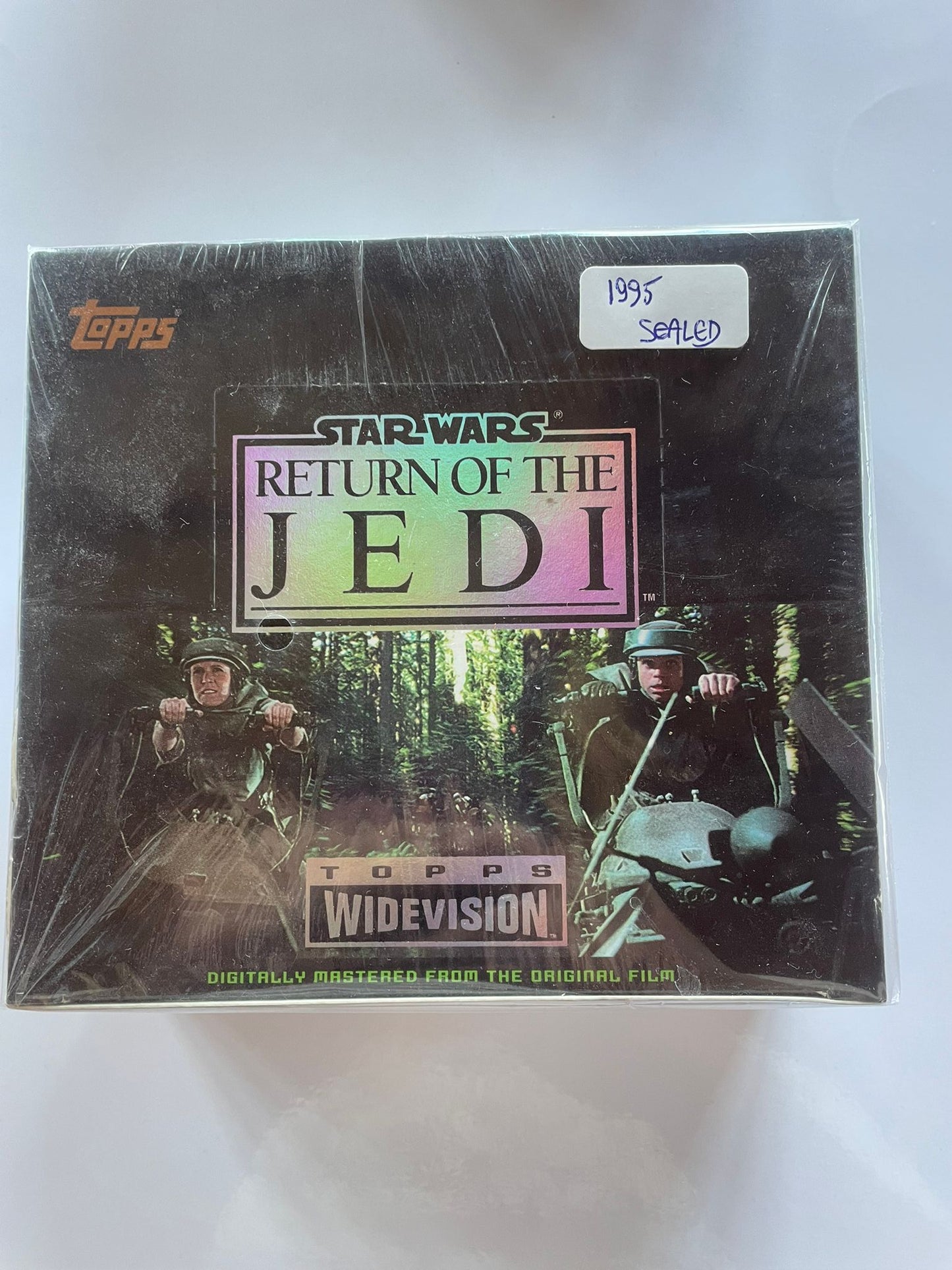 Boîte scellée de cartes Topps 1995 – Star Wars : Le Retour du Jedi (Widevision)