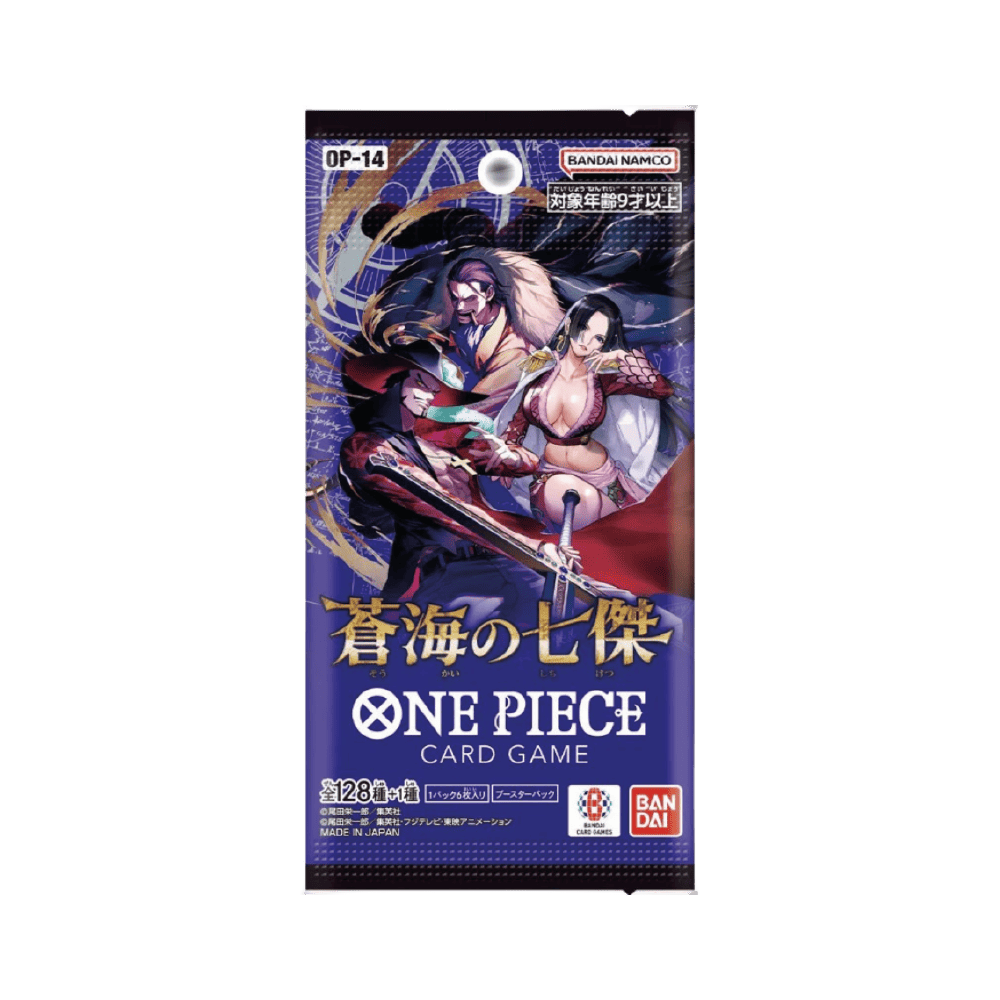 Booster One Piece OP-14 The Azure Sea’s Seven – Édition Japonaise, Neuf & Scellé