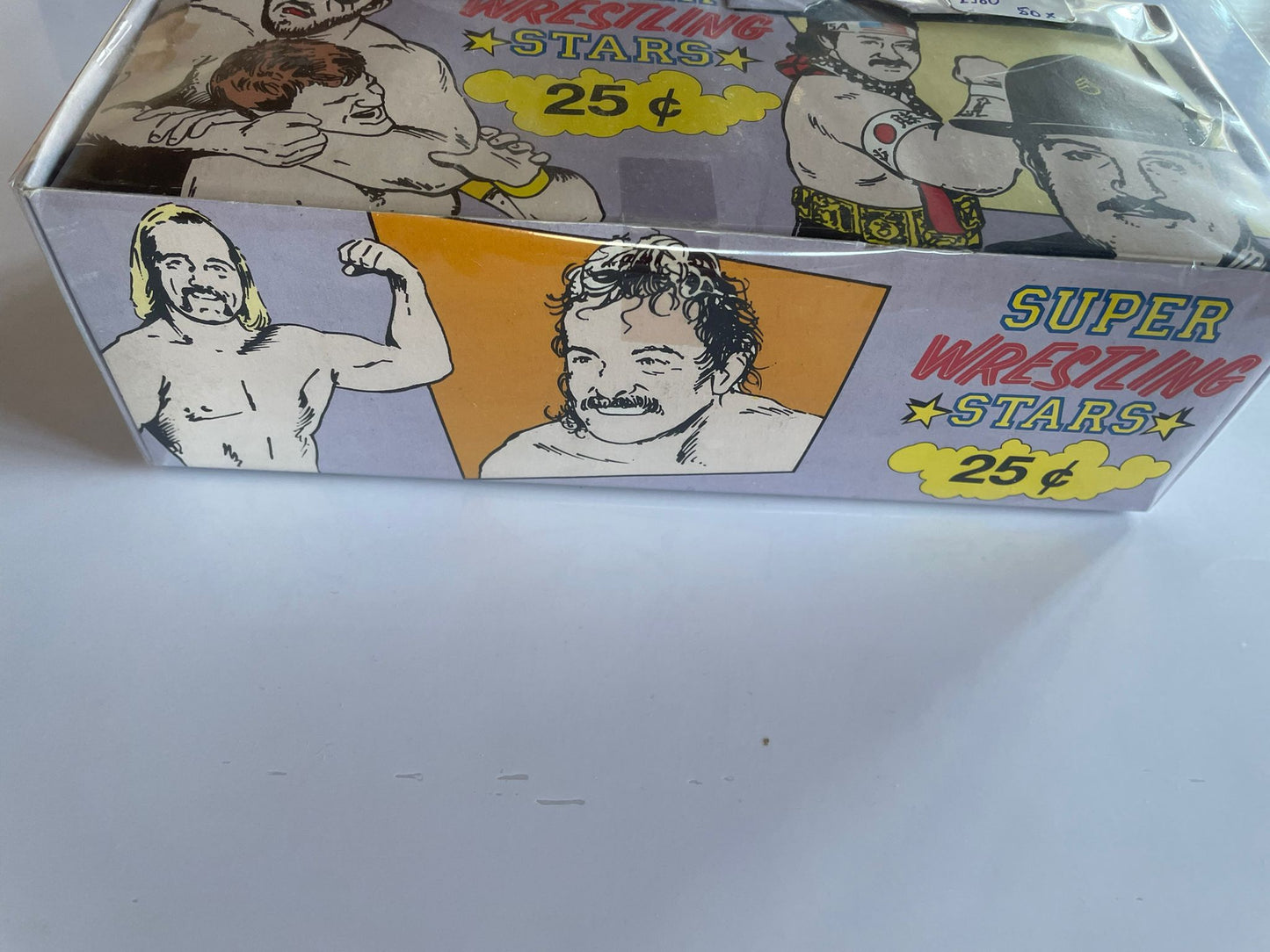 1980’s Monty Super Wrestling Stars – Boîte 50 paquets scellés – Catch Vintage