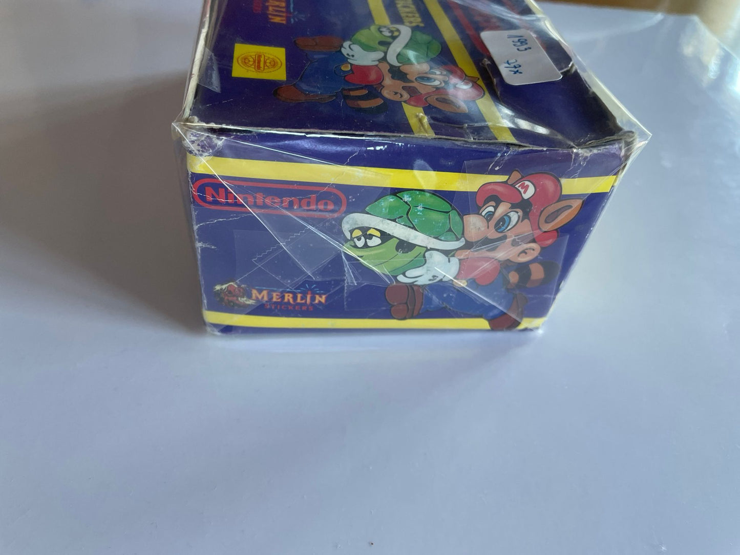 1993 Nintendo Official Album Stickers – Boîte 77 packs scellés