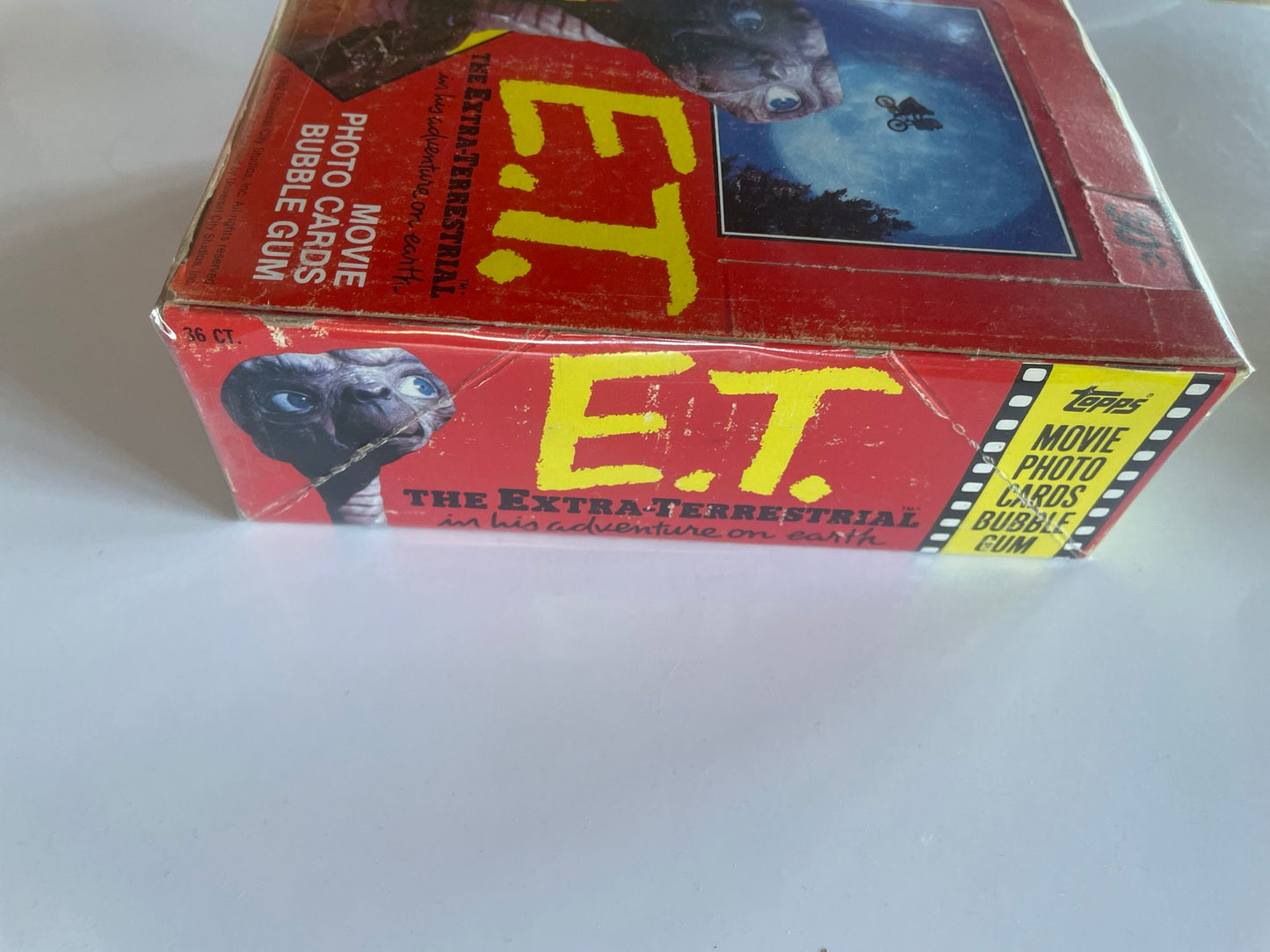 36x Packs E.T. The Extra-Terrestrial (1982) – Movie Photo Cards & Bubble Gum Vintage