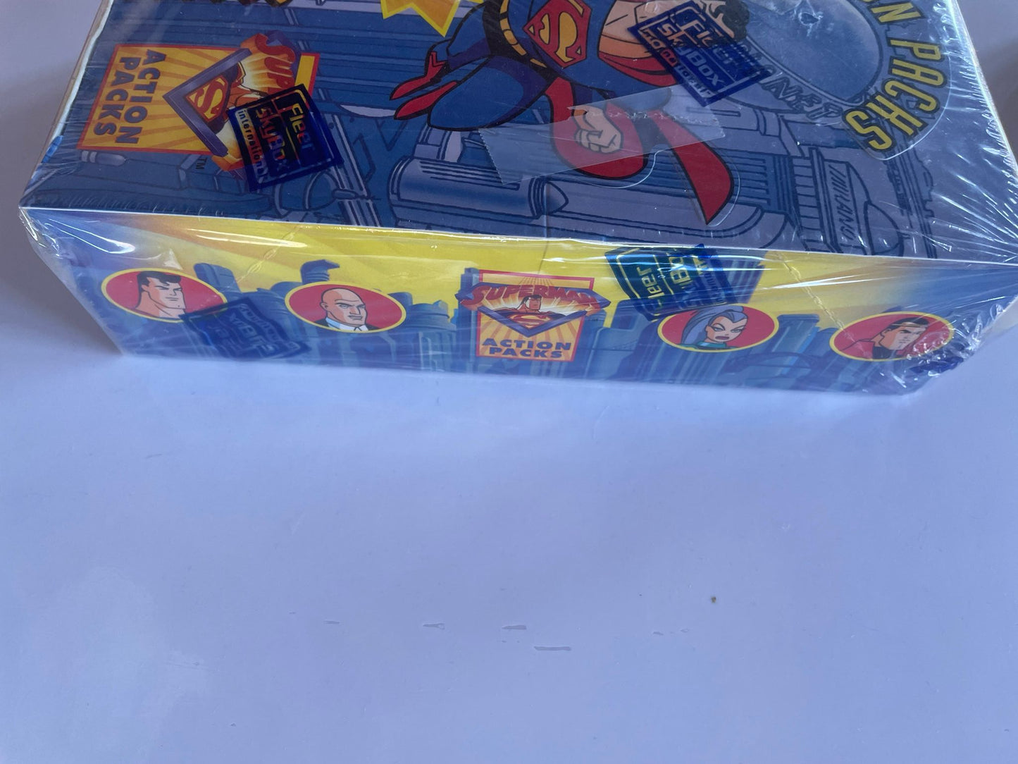 Superman Action Packs 1996 – “Brainiac Attack Game” – Cartes & Stickers Scellé Vintage