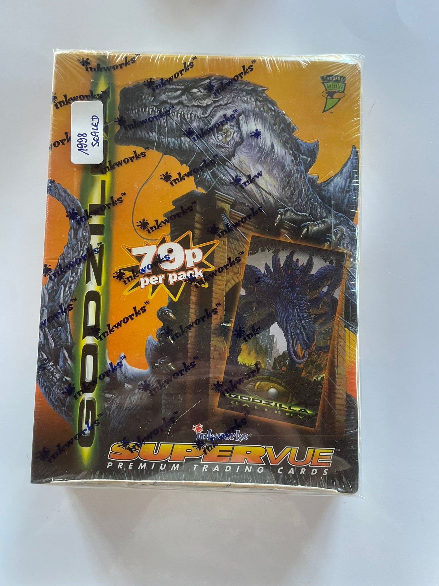 Godzilla – SuperVue Premium Trading Cards 1998 – Pack Scellé Vintage