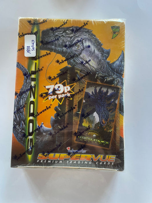 Godzilla – SuperVue Premium Trading Cards 1998 – Pack Scellé Vintage