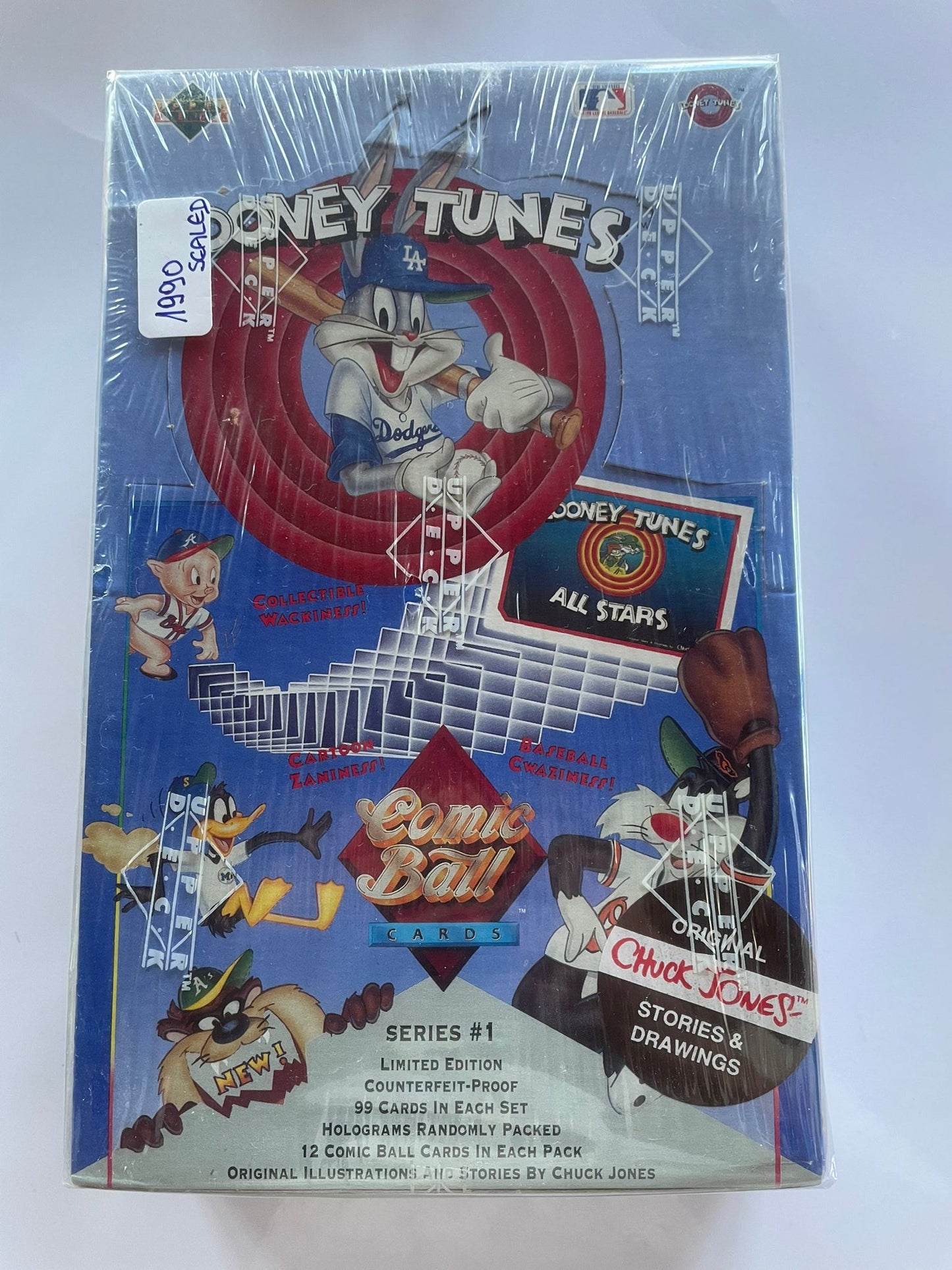 Looney Tunes Series 1 1990 – Set “Counterfeit Proof” 99 Cartes – Original Chuck Jones