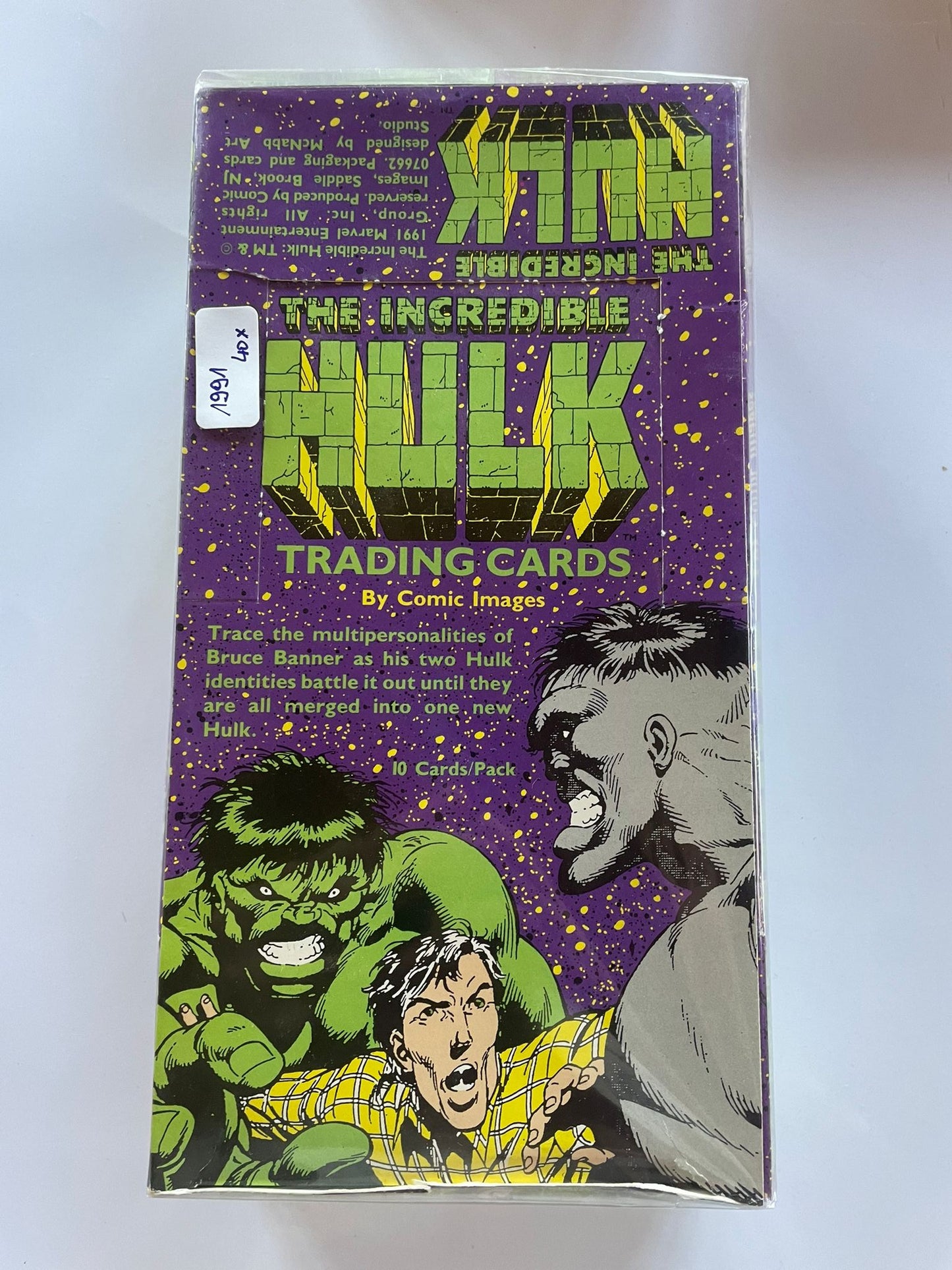 The Incredible Hulk – Comic Images Trading Cards 1991 – Cartes Marvel Vintage