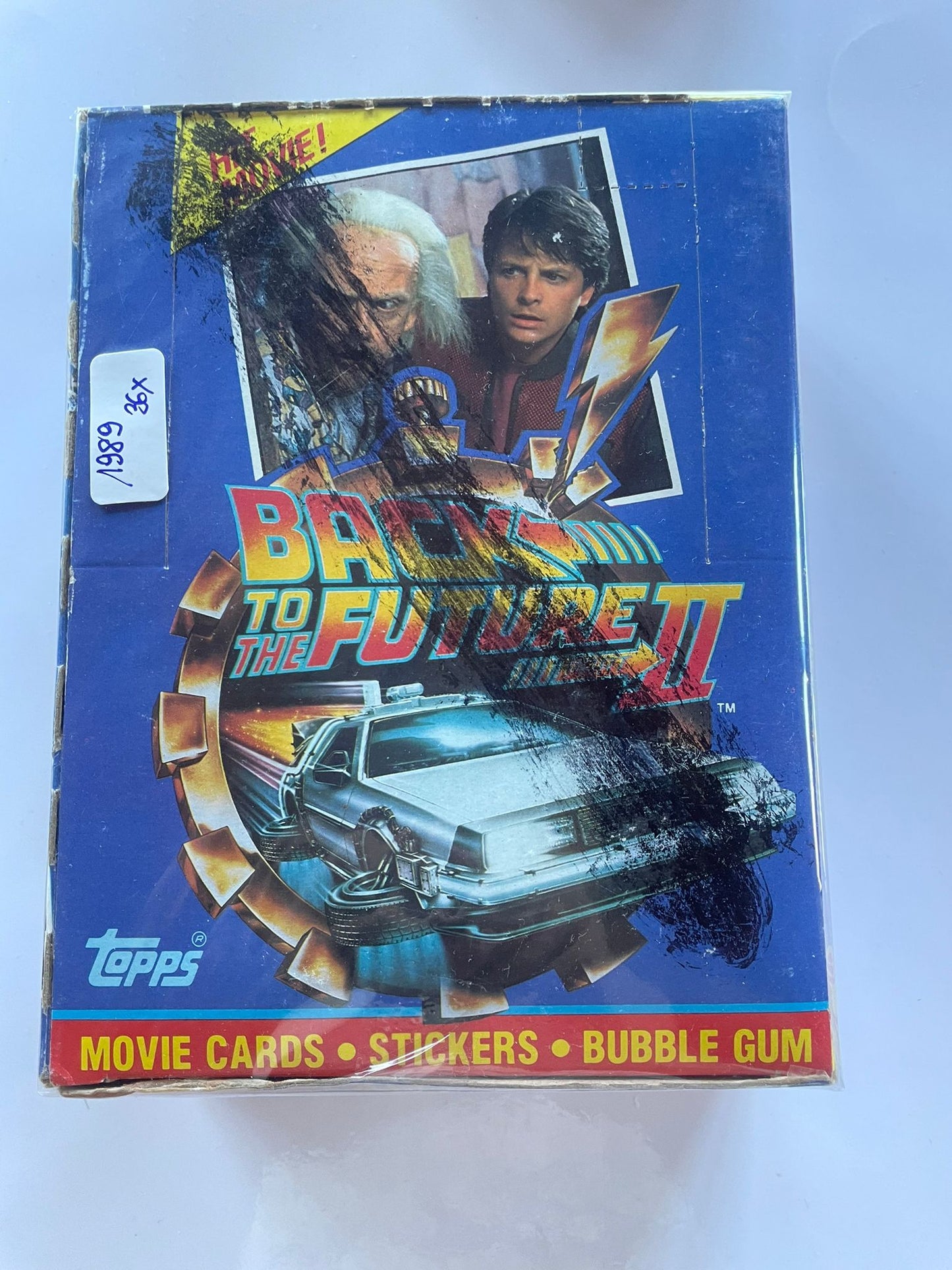 36x Packs Retour vers le futur 2 (Back to the Future II) – Cartes & Stickers Bubble Gum Vintage 1989
