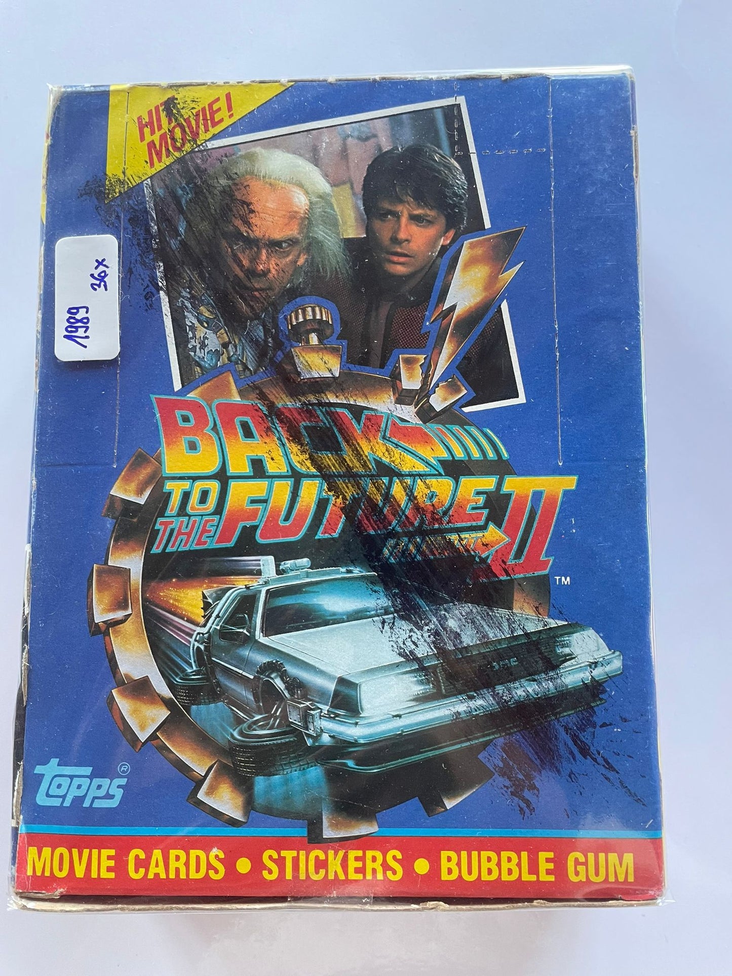 36x Packs Retour vers le futur 2 (Back to the Future II) – Cartes & Stickers Bubble Gum Vintage 1989