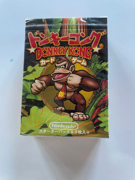 Starter Pack Donkey Kong Nintendo Japon 1999 – Jeu de Cartes Officiel Scellé – Rare Vintage