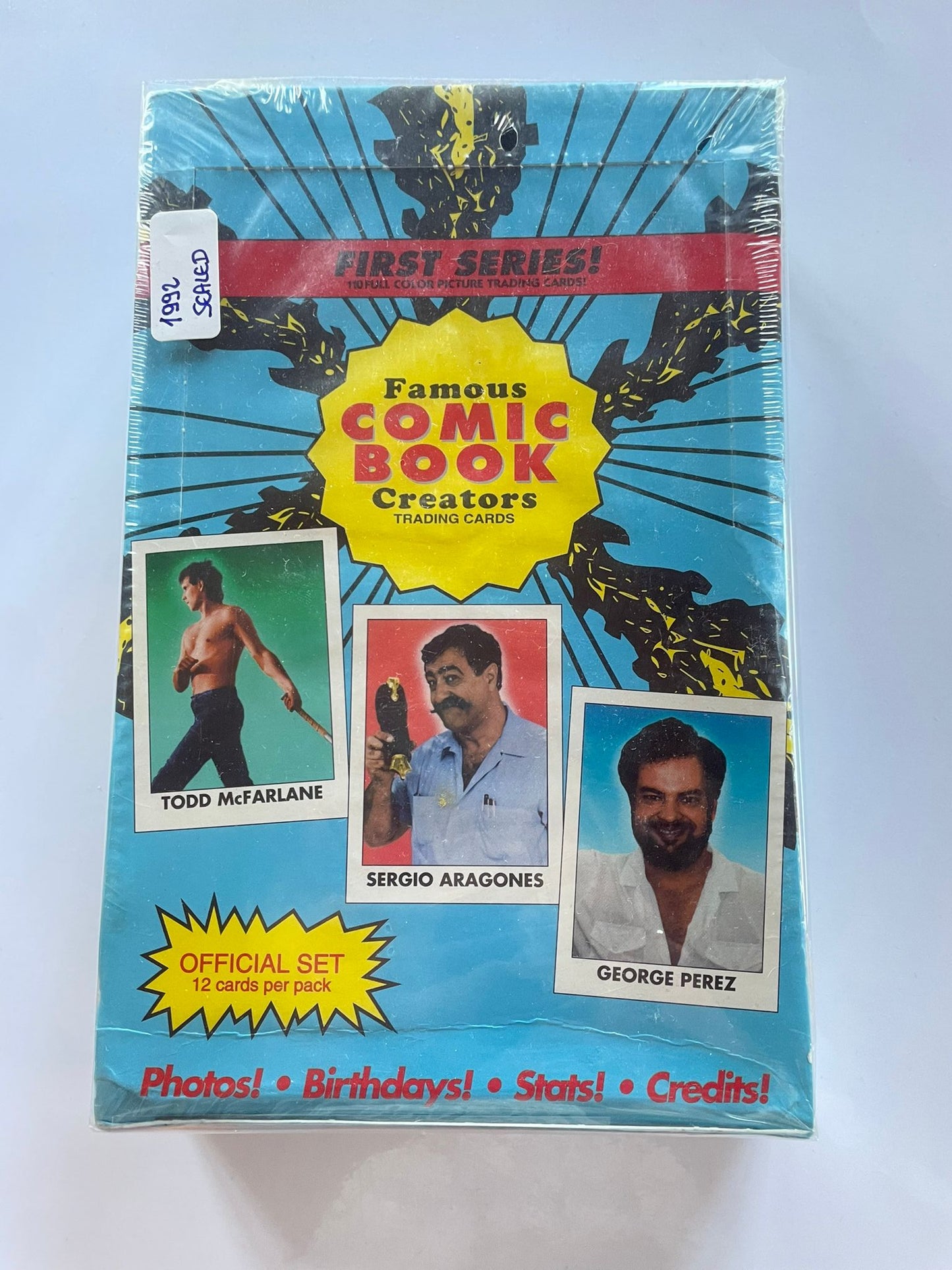 Display scellée 1992 – Famous Comic Book Creators First Series (Eclipse) – Boîte 36 packs vintage