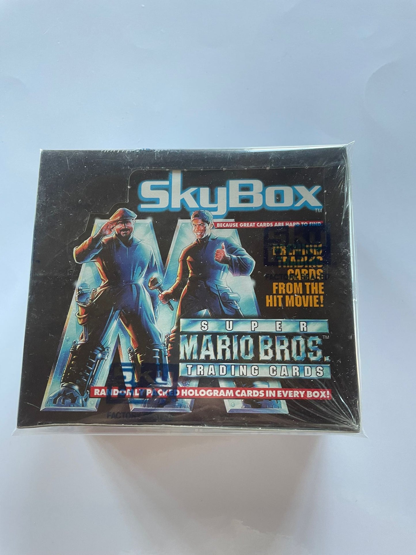 Display scellée 1993 SkyBox Super Mario Bros – Boîte 36 packs – Cartes trading vintage Nintendo