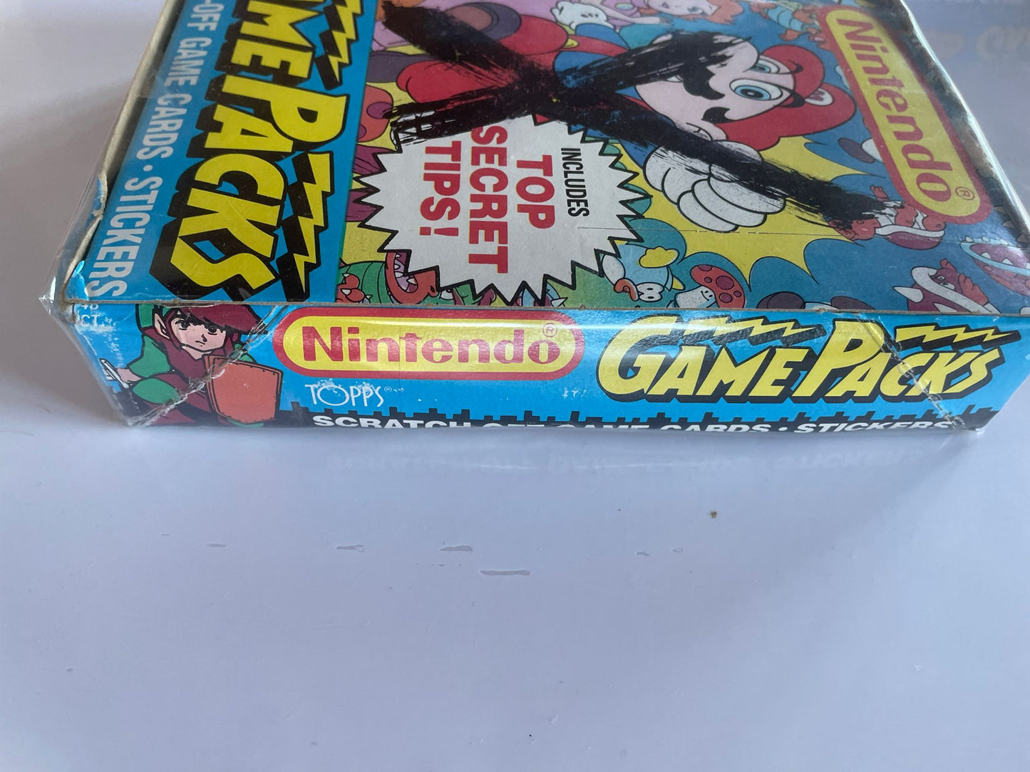 Nintendo Game Pack 1989 – Topps – Mario + Astuces Secrets