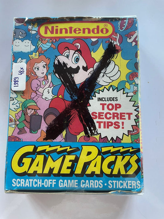 Nintendo Game Pack 1989 – Topps – Mario + Astuces Secrets