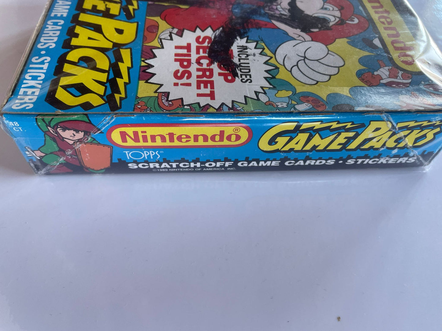 Nintendo Game Pack 1989 – Topps – Mario + Astuces Secrets