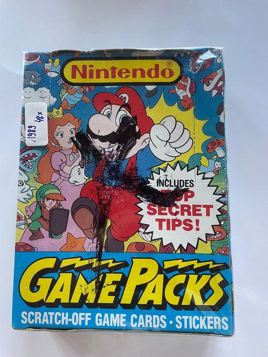Nintendo Game Pack 1989 – Topps – Mario + Astuces Secrets