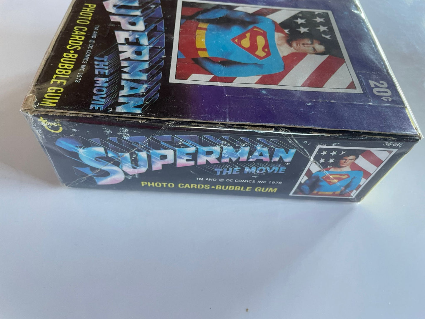 Pack Vintage 1978 Superman The Movie – Cartes Photo Topps Bubble Gum