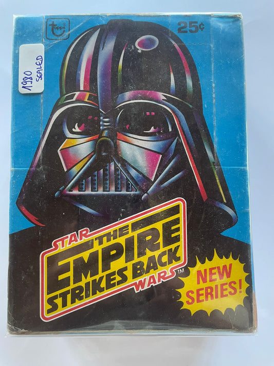 Boîte neuve scellée de 36 paquets – Topps 1980 Star Wars L’Empire contre-attaque Série 2 – Dark Vador